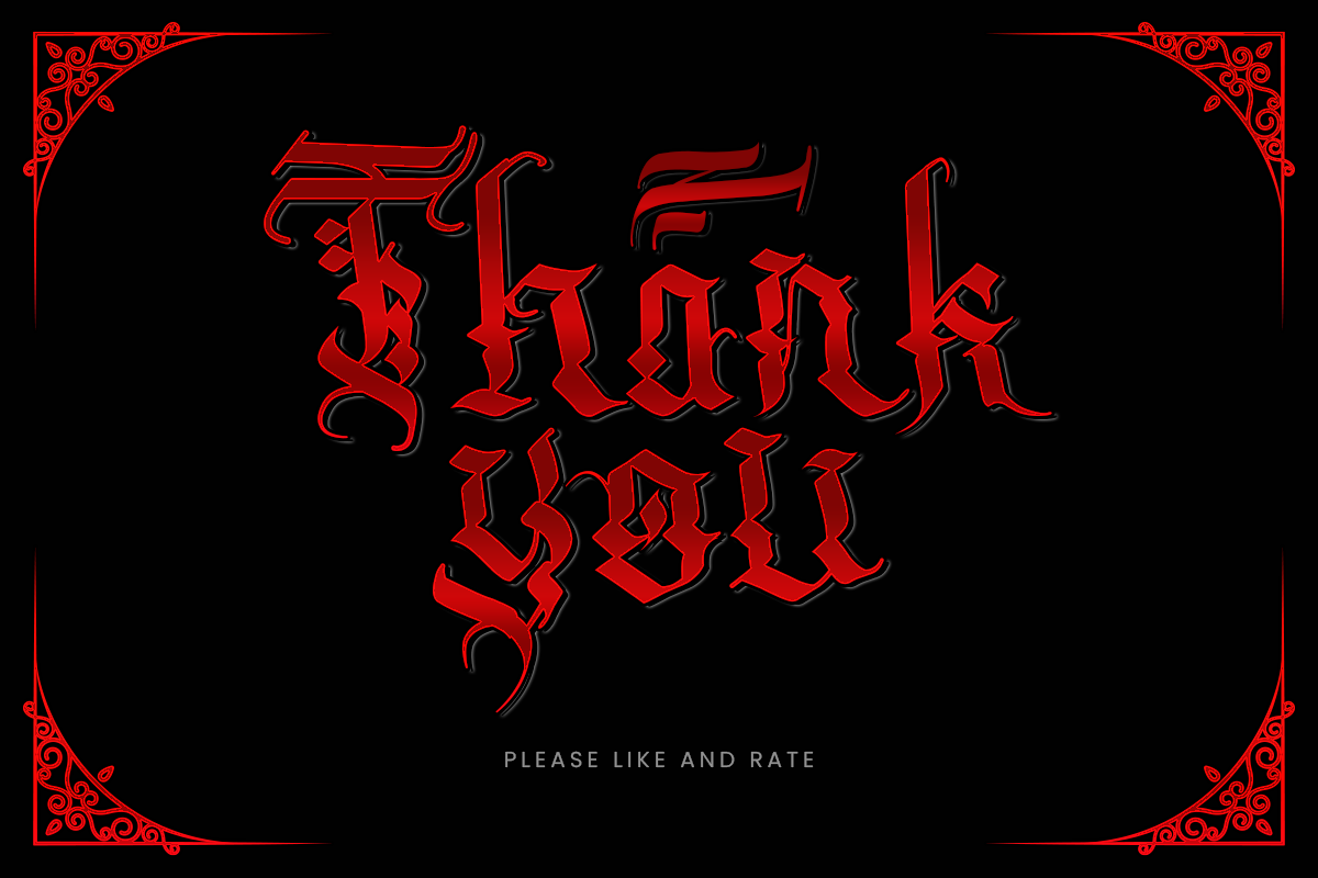 Blackhunter Blackletter Font - Image 10