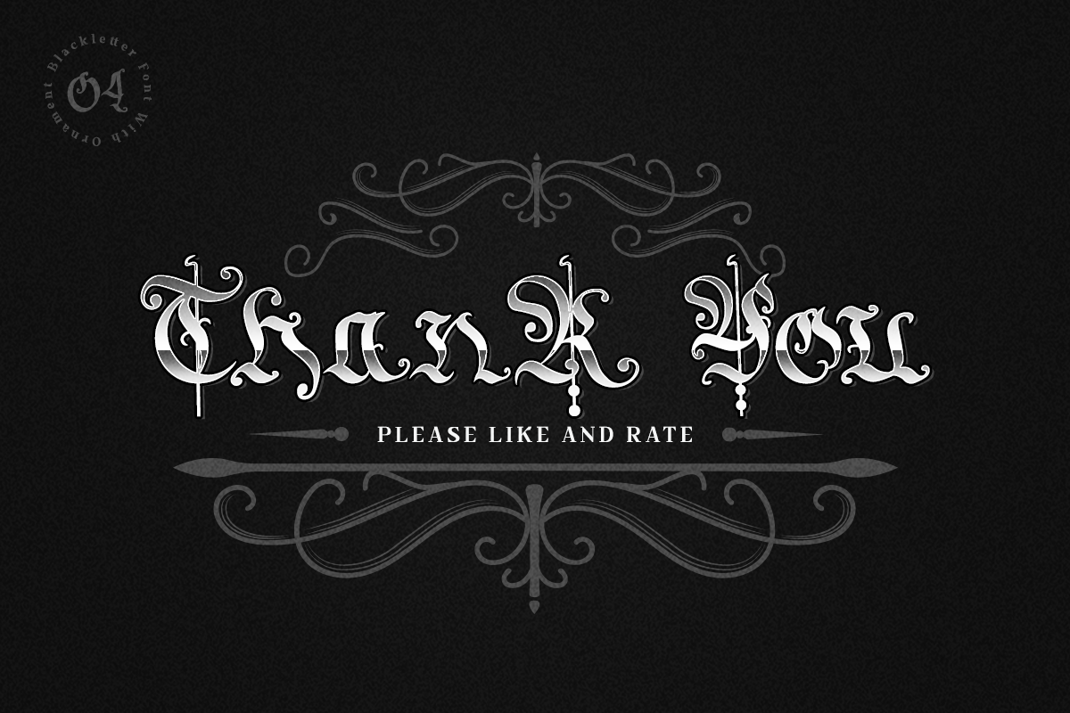 Closerize Blackletter Font - Image 10