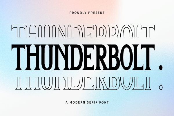 Thunderbolt Serif Font - Image 2