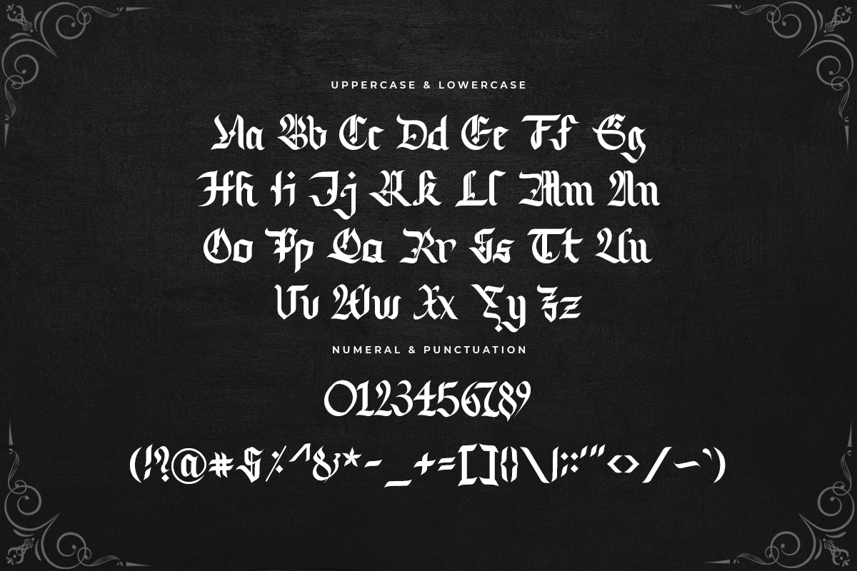 Blacklock Blackletter Font - Image 8