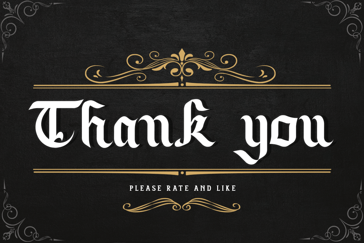 Blacklock Blackletter Font - Image 9