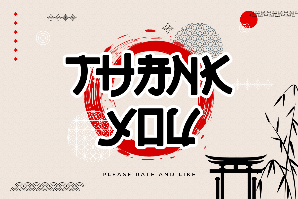 Kong Japanese Modern Japanese Style Font - Image 9