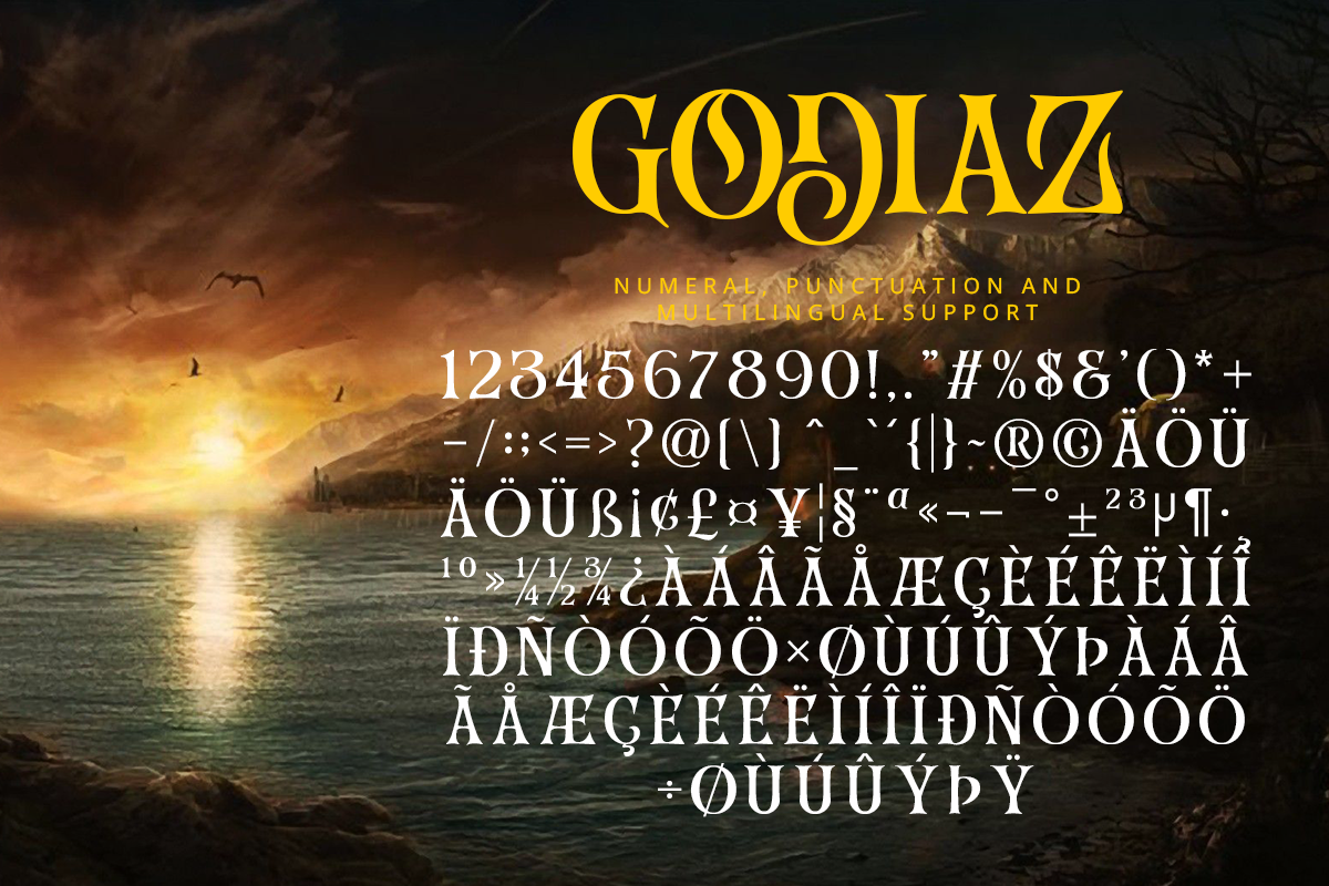 Godiaz Classic Serif Font - Image 9