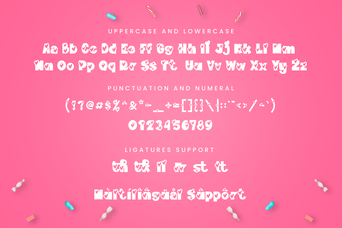 Candylove Cute Decorative Font - Image 8