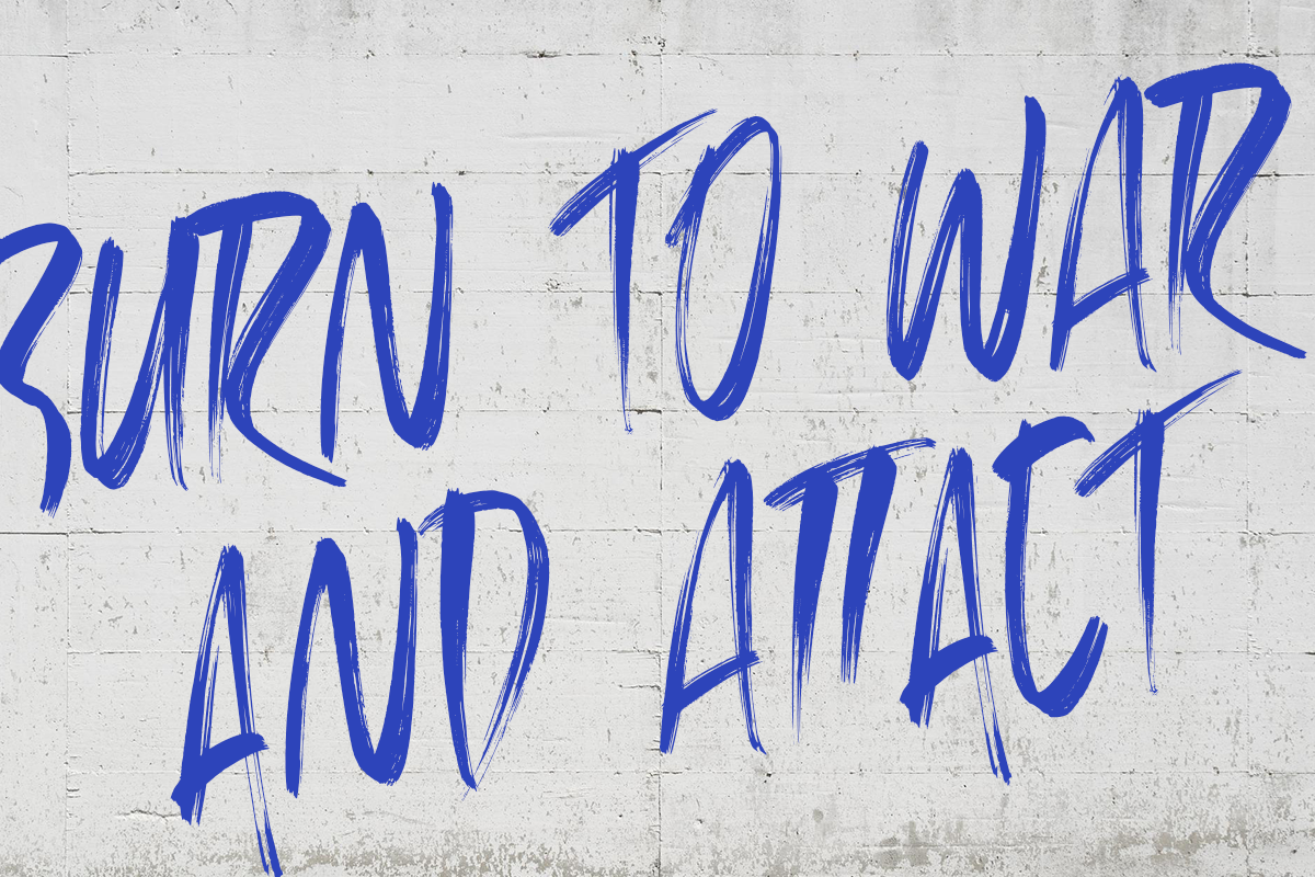 Reblack Brush Rough Font - Image 3