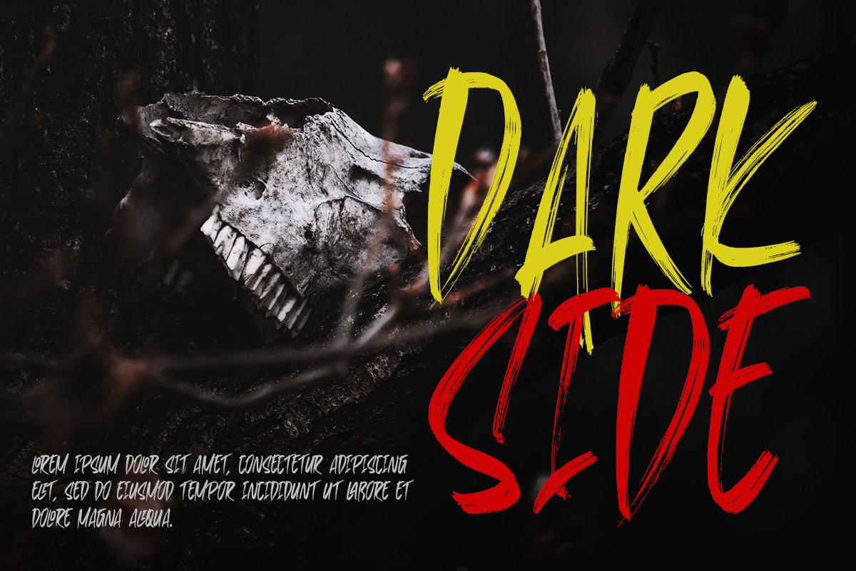 Reblack Brush Rough Font - Image 7