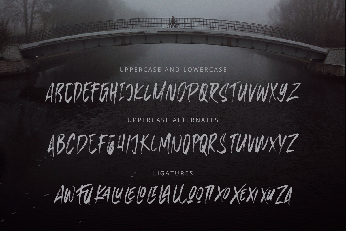 Reblack Brush Rough Font - Image 8