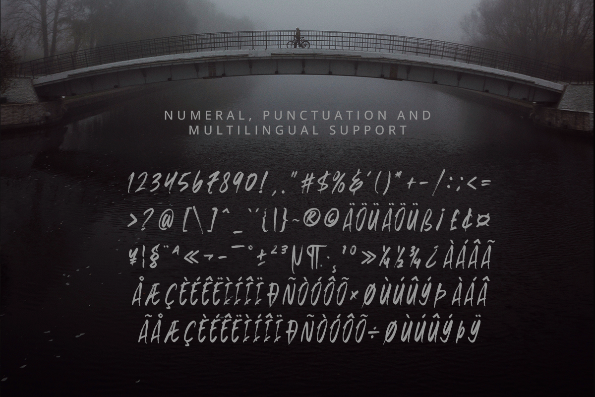 Reblack Brush Rough Font - Image 9