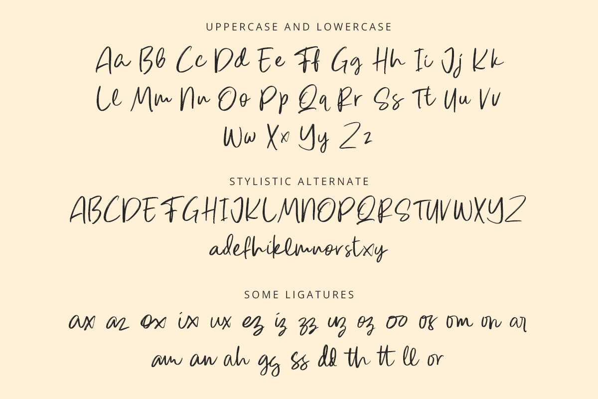 Tearoma Handwritten Brush Font - Image 9