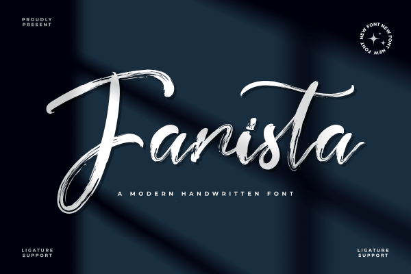 Fanista Handwritten Brush Font - Image 2