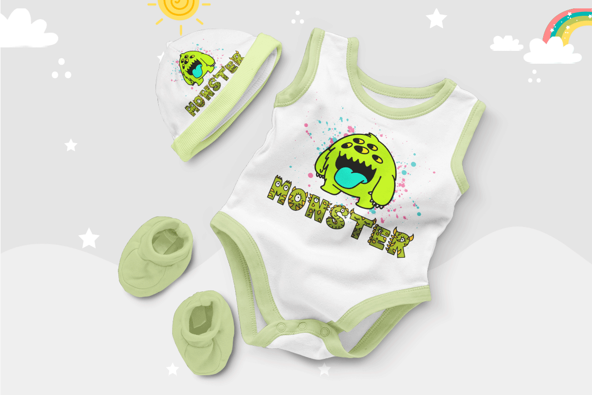 Monsterazor Cute Decorative Font - Image 4