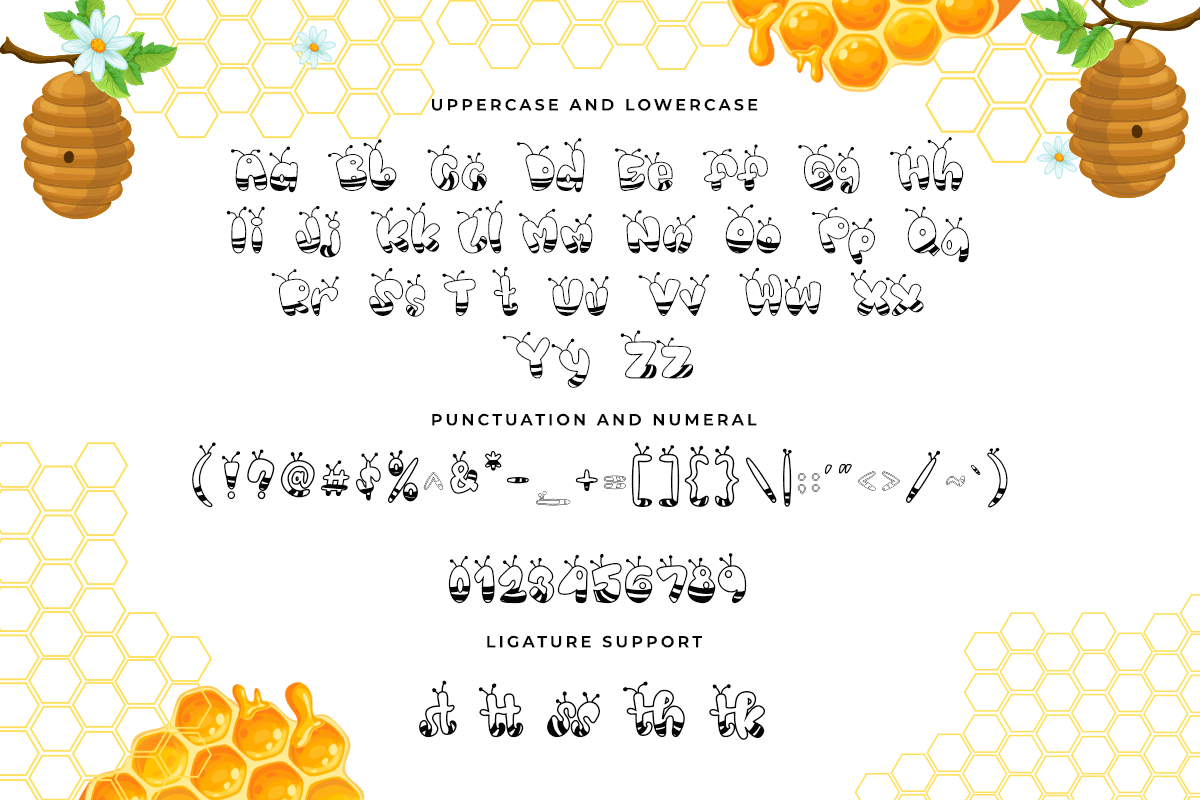 KidsBee Cute Decorative Font - Image 6