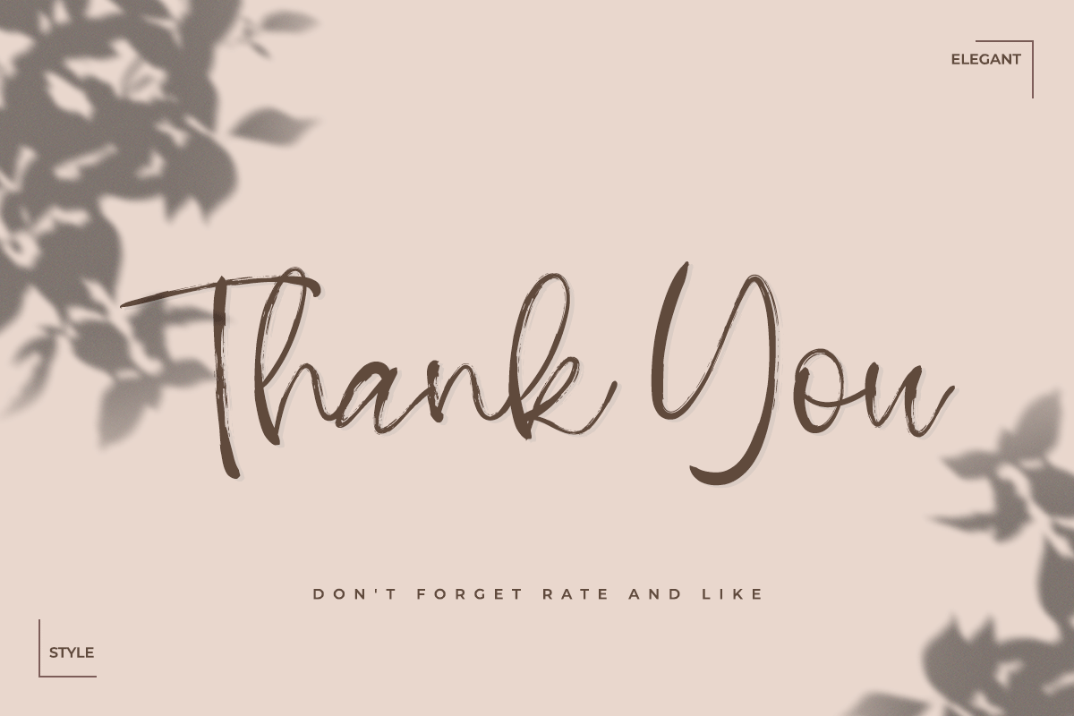 Flanella Handwritten Brush Font - Image 7