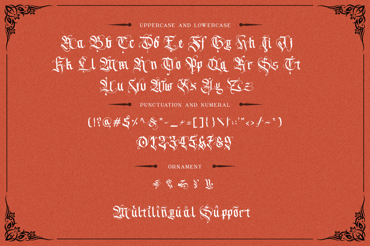 Blackhorse Blackletter Font - Image 8