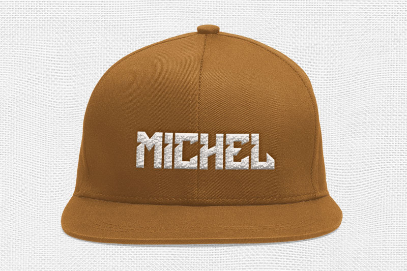 Acients Embroidery Sport Font