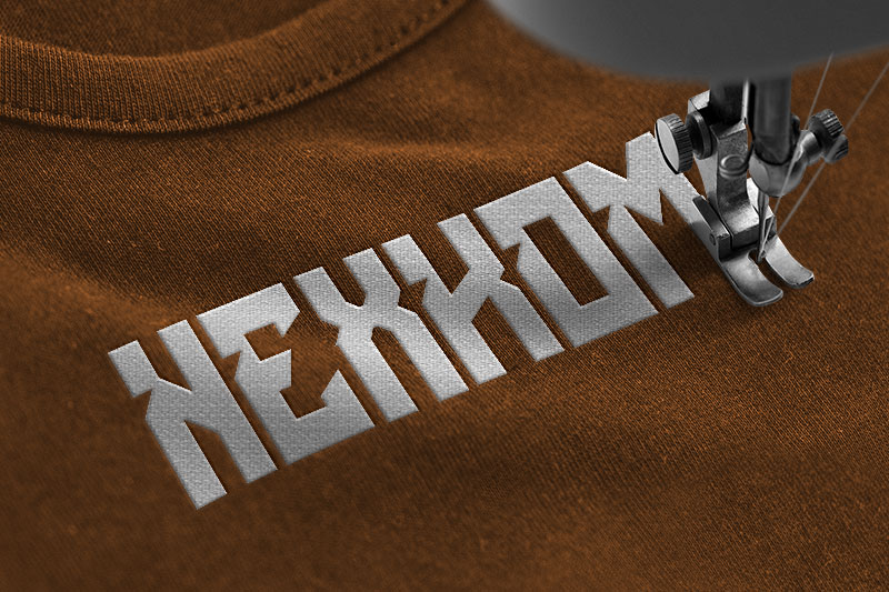 Acients Embroidery Sport Font