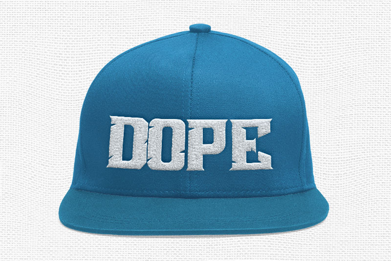 Agnostic Embroidery Display Font