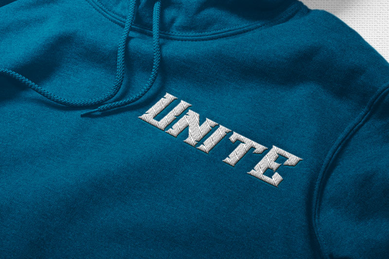 Agnostic Embroidery Display Font