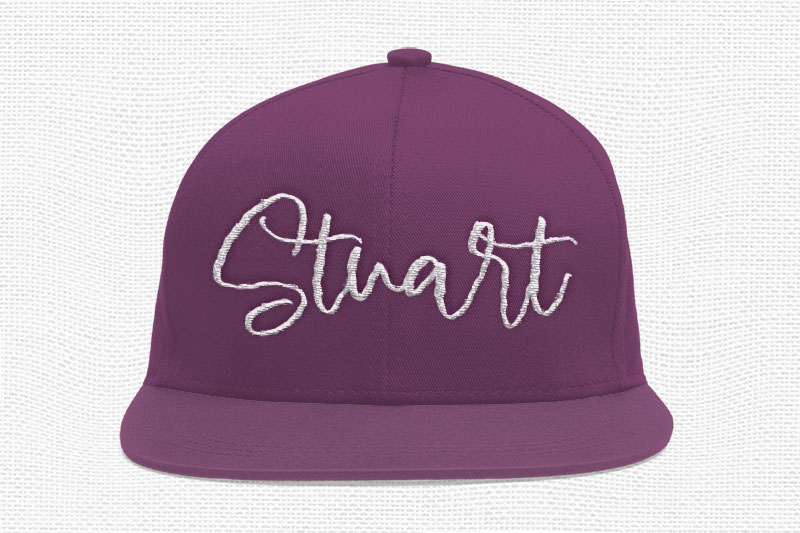 Agrinta Embroidery Script Font