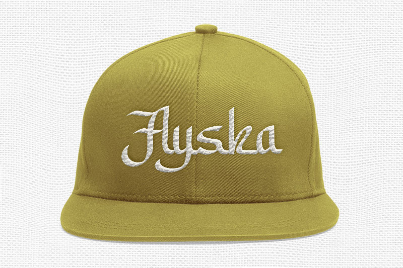 Alamsyah Embroidery Decorative Font