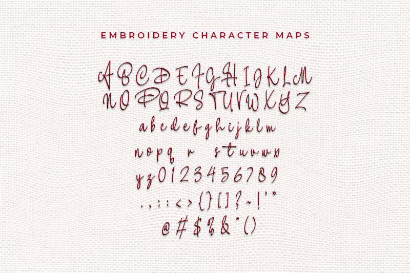 Alexandry Embroidery Script Font