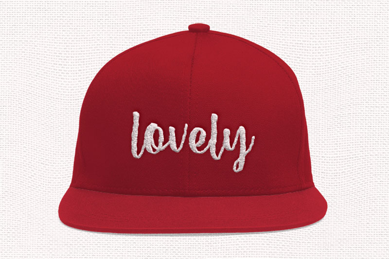 Amatemora Embroidery Script Font