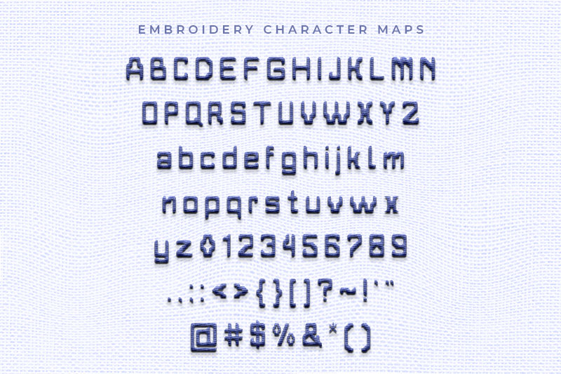 Amerggedon Embroidery Display Font