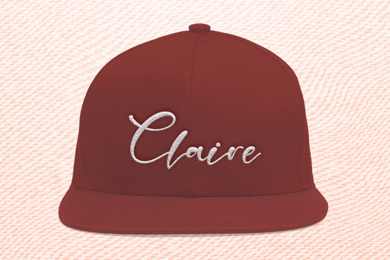 Angella Berdantte Embroidery Script Font