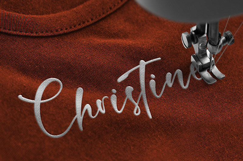 Angella Berdantte Embroidery Script Font