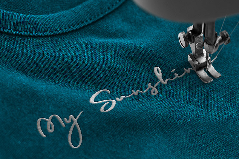 Aprillee Embroidery Script Font