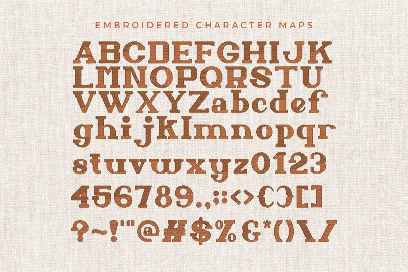 Arabella Embroidery Serif Font