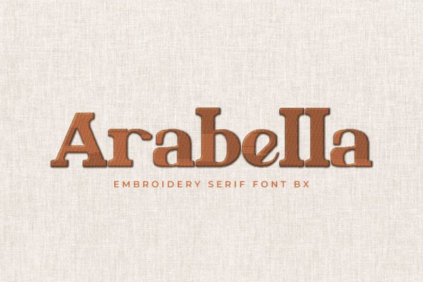 Arabella Embroidery Serif Font