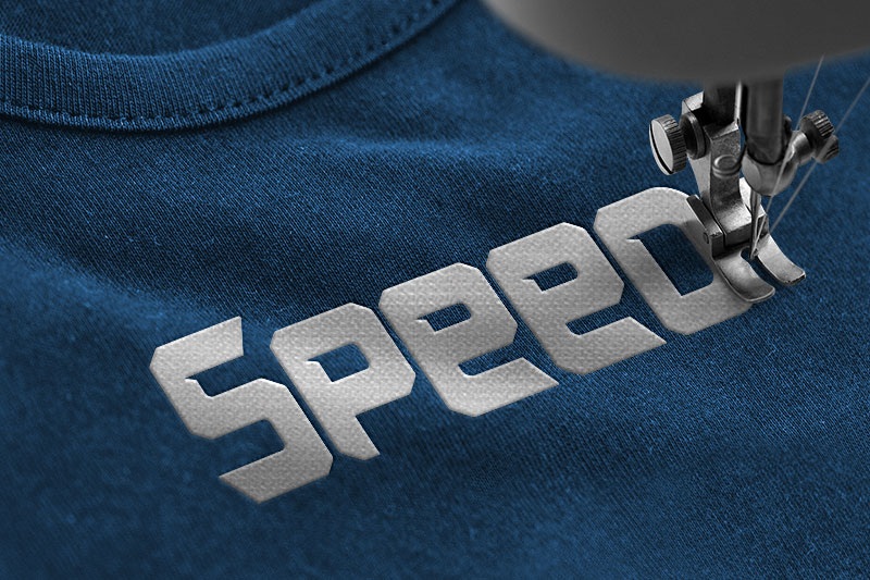 Arcades Embroidery display Font