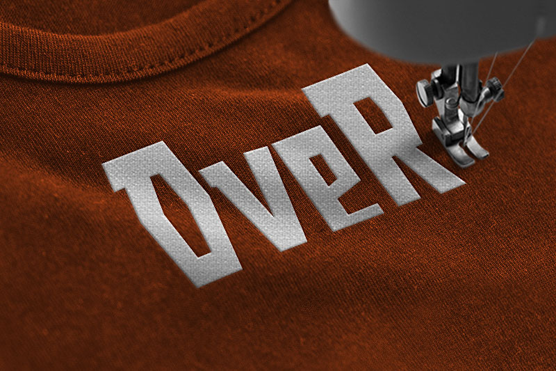 Benzo Embroidery Display Font