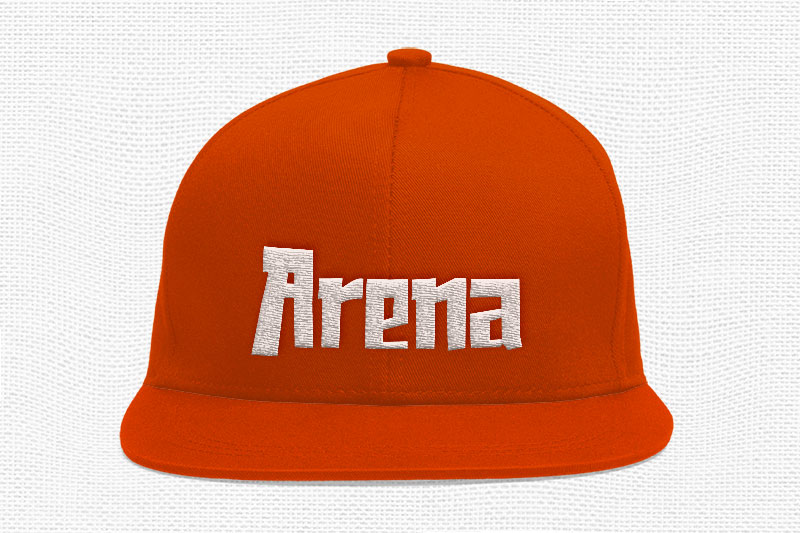 Benzo Embroidery Display Font