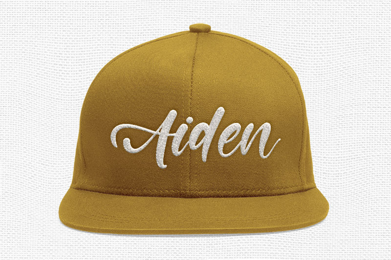 Artistic Calligraphy Embroidery Script Font