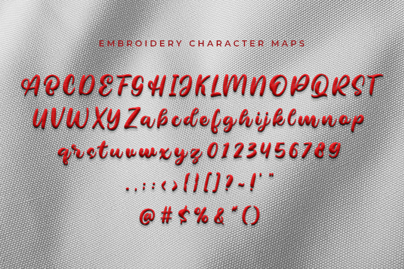 Artlantis Embroidery Script Font