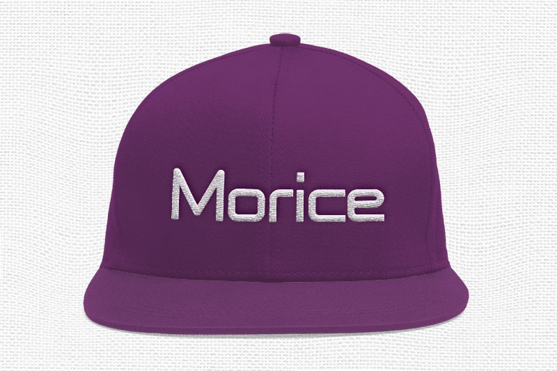 Astraneo Embroidery Futuristic Font