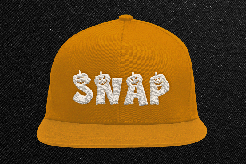 Bagonk Embroidery halloween Font