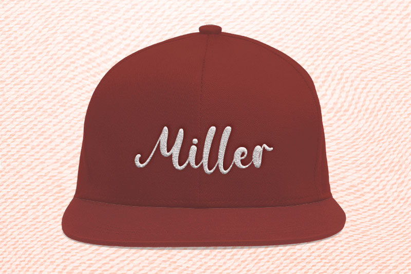 Baroness Embroidery Script Font