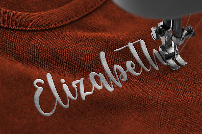 Baroness Embroidery Script Font