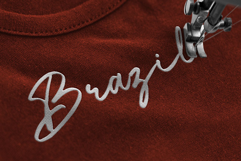 Battossa Embroidery script Font