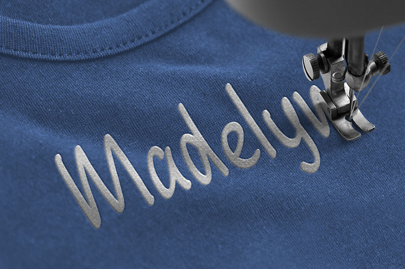 Beckhand Embroidery Handwriting Font