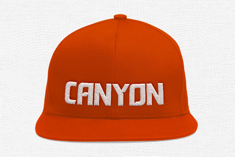 Benzo Embroidery Display Font