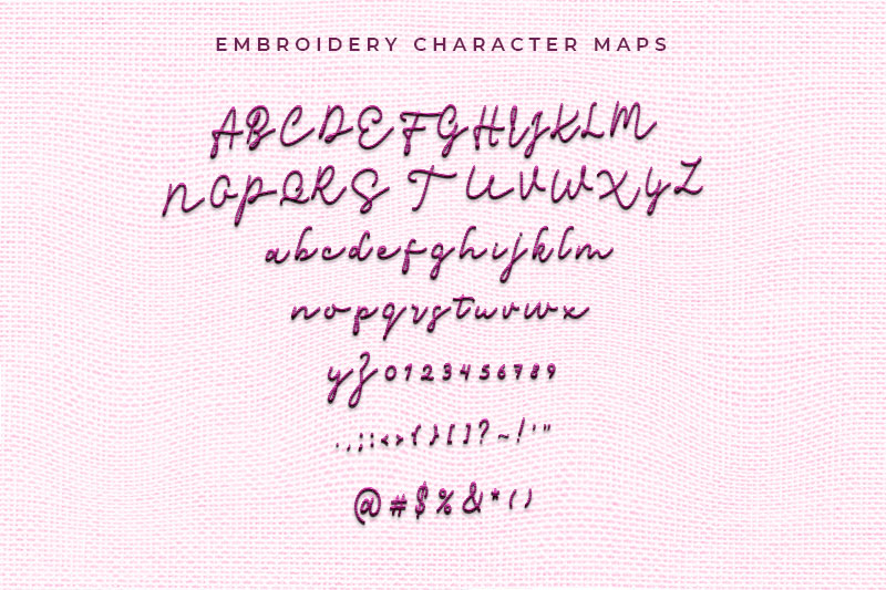 Birawa Embroidery Script