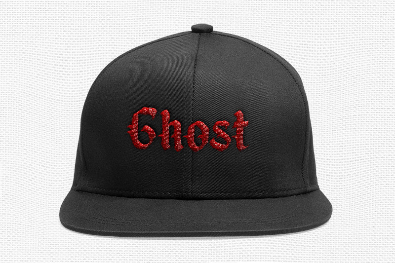 Black Note Embroidery Blackletter Font