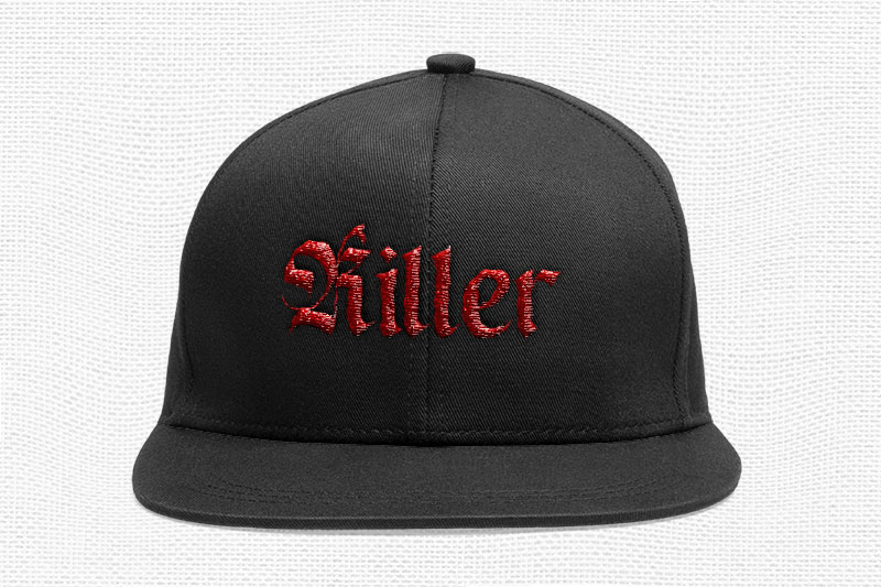 Black Stoner Embroidery Blackletter Font