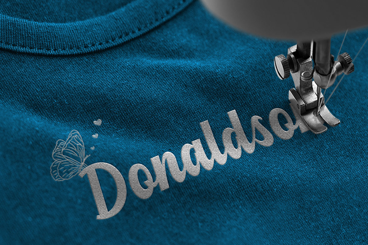 Blanderman Embroidery Script Font