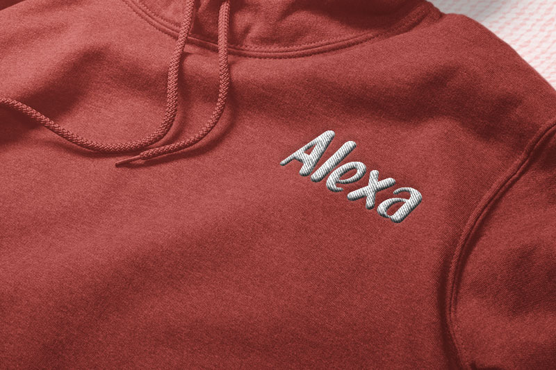 Boogie Worth Embroidery Kids Font