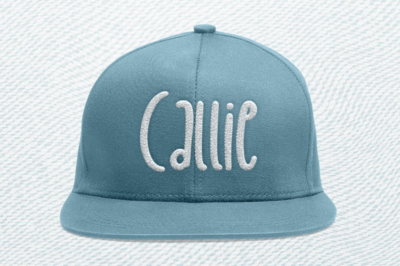 Brakelly Embroidery Kids Font